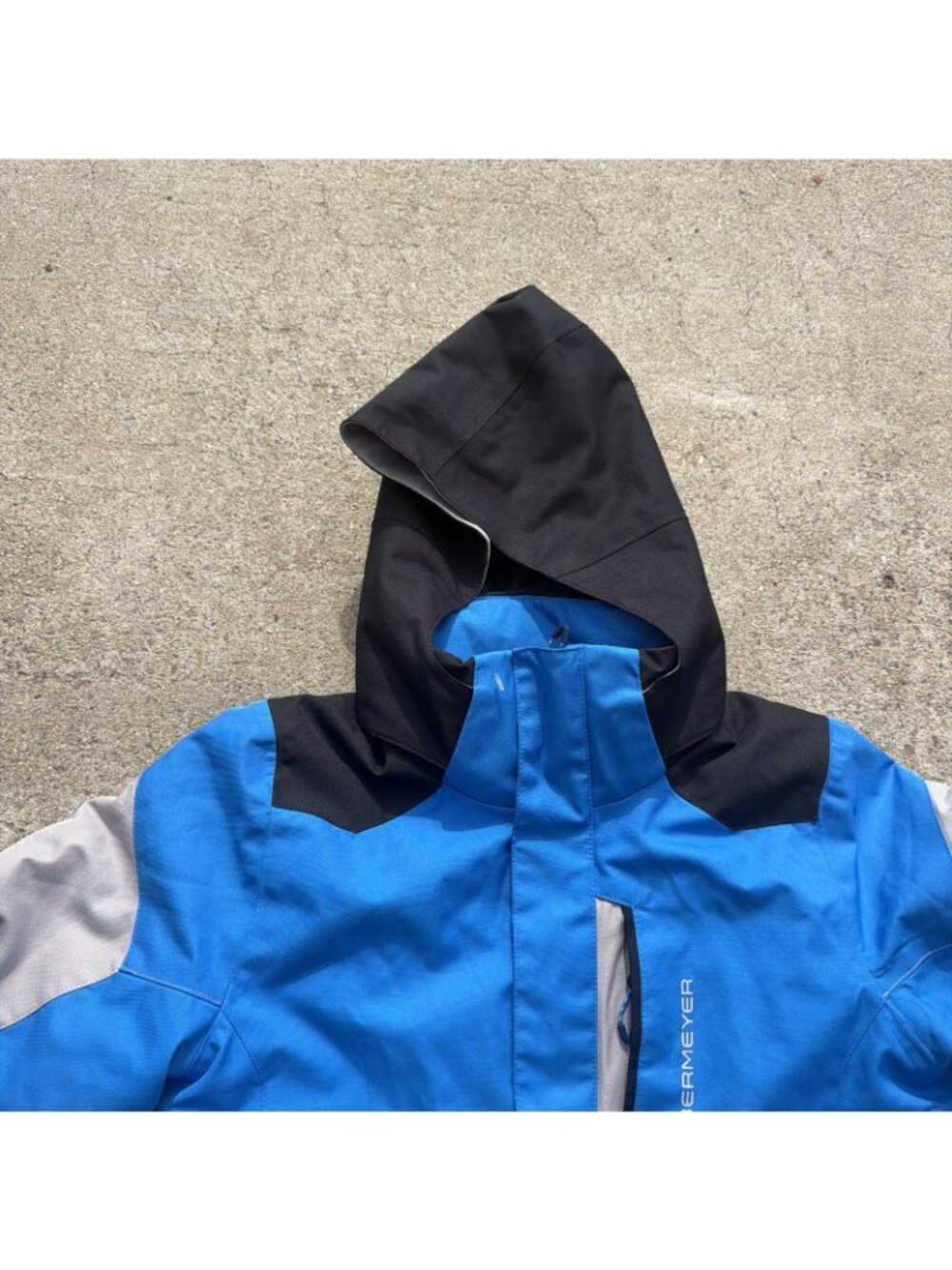 Obermeyer Fleet Black Zip Snow Snowboard Ski Insulated Jacket Coat Teen M 10-12 - Picture 3 of 10